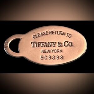 Tiffany & Co. 925 Sterling Siver Tag